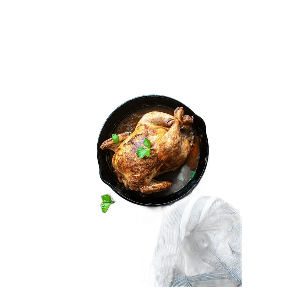 Herb Roasted Chicken Plate with vegetables and gravy