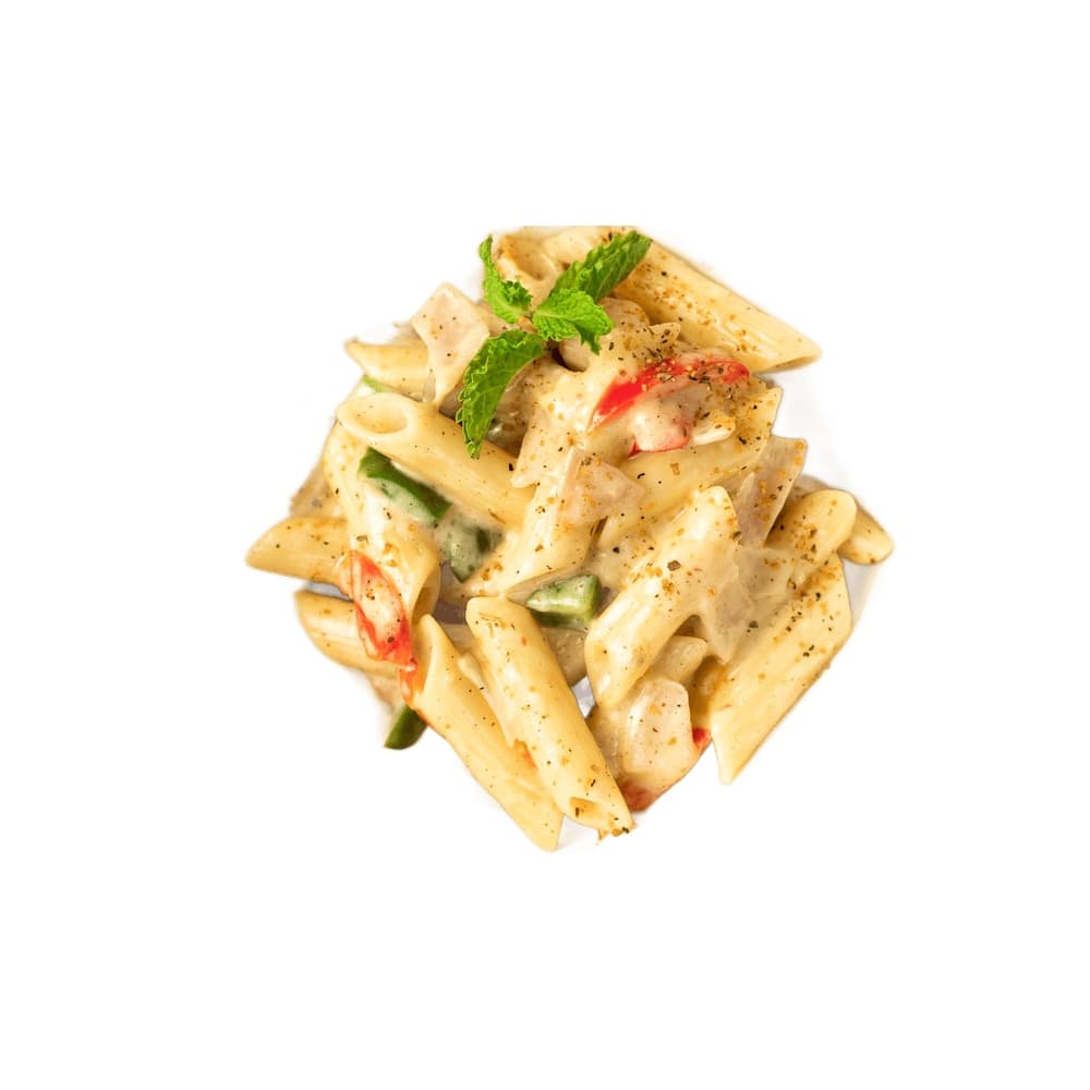 Mac & Cheese Cup with creamy three-cheese sauce